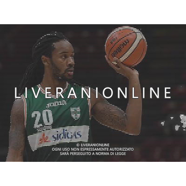 Macron Supercoppa di Basket 2016 Finale Milano - 25.09.2016 Sidigas Avellinoâ€“EA7 Emporio Armani Milano Nella Foto:Randolph Levi /Ph.Vitez-Ag. Aldo Liverani