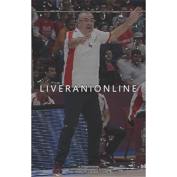 Macron Supercoppa di Basket 2016 Finale Milano - 25.09.2016 Sidigas Avellinoâ€“EA7 Emporio Armani Milano Nella Foto:Repesa Jasmin /Ph.Vitez-Ag. Aldo Liverani