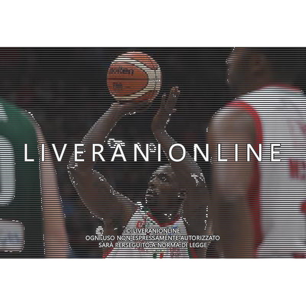 Macron Supercoppa di Basket 2016 Finale Milano - 25.09.2016 Sidigas Avellinoâ€“EA7 Emporio Armani Milano Nella Foto:Sanders Rakim /Ph.Vitez-Ag. Aldo Liverani