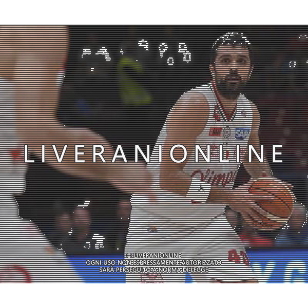 Macron Supercoppa di Basket 2016 Finale Milano - 25.09.2016 Sidigas AvellinoÐEA7 Emporio Armani Milano Nella Foto:Simon Krunoslav /Ph.Vitez-Ag. Aldo Liverani