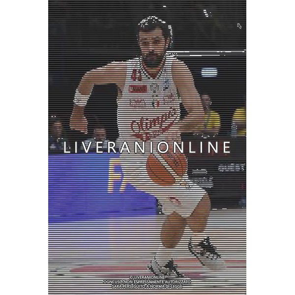 Macron Supercoppa di Basket 2016 Finale Milano - 25.09.2016 Sidigas Avellinoâ€“EA7 Emporio Armani Milano Nella Foto:Simon Krunoslav /Ph.Vitez-Ag. Aldo Liverani