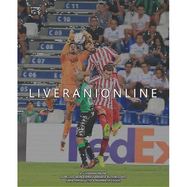 SASSUOLO - ATLETICO BILBAO UEFA EUROPA LEAGUE 15 SETTEMBRE 2016 NELLA FOTO ANDREA CONSIGLI IN PARATA ©GS / AGENZIA ALDO LIVERANI SAS 