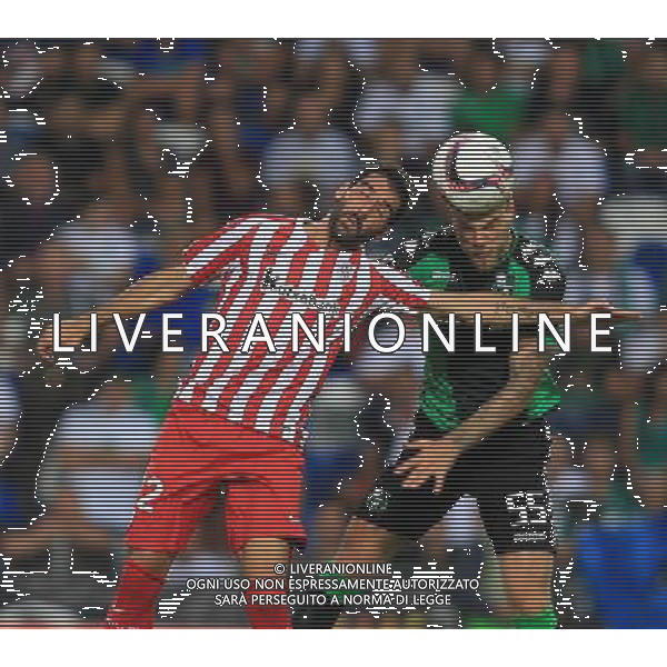 SASSUOLO - ATLETICO BILBAO UEFA EUROPA LEAGUE 15 SETTEMBRE 2016 NELLA FOTO GARCIA E LETSCHERT TIMO ©GS / AGENZIA ALDO LIVERANI SAS 