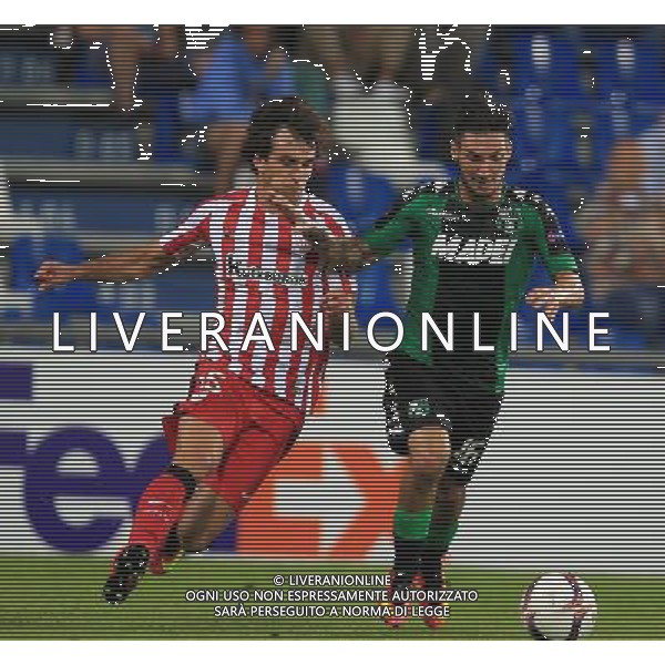 SASSUOLO - ATLETICO BILBAO UEFA EUROPA LEAGUE 15 SETTEMBRE 2016 NELLA FOTO LEKUE E POLITANO MATTEO ©GS / AGENZIA ALDO LIVERANI SAS 
