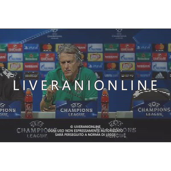 LIZBONA 26.09.2016 KONFERENCJA PRASOWA SPORTINGU LIZBONA --- SPORTING CLUBE DE PORTUGAL PRESS CONFERENCE IN LISBON JORGE JESUS FOT. PIOTR KUCZA/NEWSPIX.PL --- Newspix.pl / AGENZIA ALDO LIVERANI SAS - ITALY ONLY EDITORIAL USE ONLY - CONFERENZA STAMPA DI Jorge Jesus A LISBONA 26 SETTEMBRE 2016 