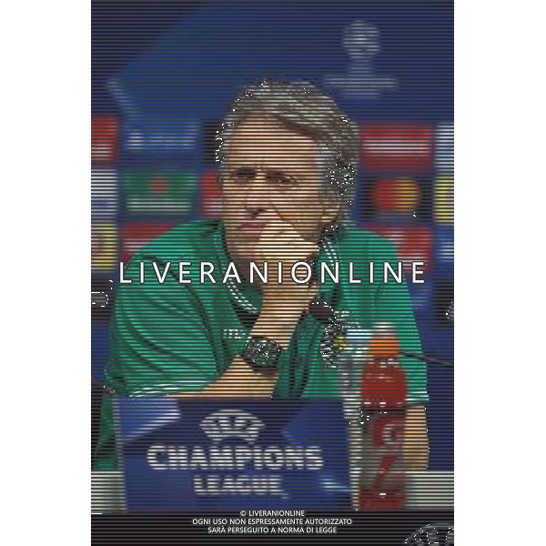 LIZBONA 26.09.2016 KONFERENCJA PRASOWA SPORTINGU LIZBONA --- SPORTING CLUBE DE PORTUGAL PRESS CONFERENCE IN LISBON JORGE JESUS FOT. PIOTR KUCZA/NEWSPIX.PL --- Newspix.pl / AGENZIA ALDO LIVERANI SAS - ITALY ONLY EDITORIAL USE ONLY - CONFERENZA STAMPA DI Jorge Jesus A LISBONA 26 SETTEMBRE 2016 