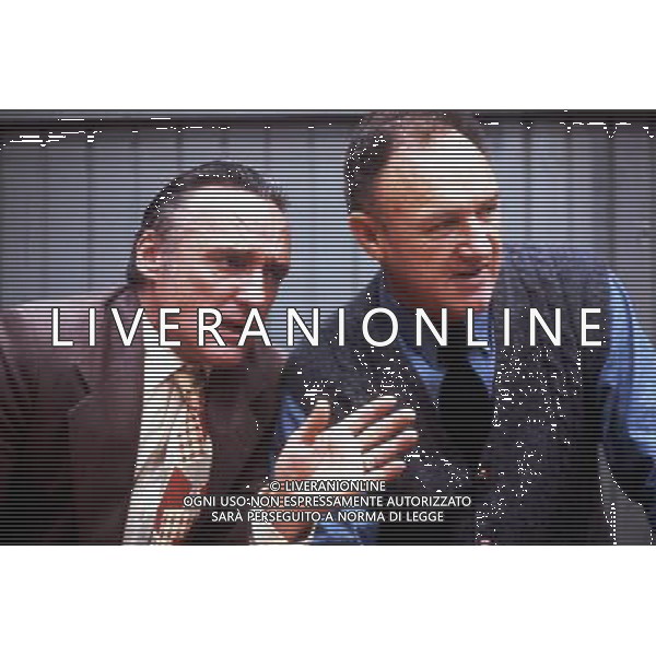 Gene Hackman, attore e scrittore statunitense - Retrospettiva nella foto con Dennis Hopper nel film \'Colpo vincente\' del 1986 diretto da David Anspaugh ©ARCHIVIO / AGENZIA ALDO LIVERANI SAS - ITALY ONLY EDITORIAL USE ONLY 