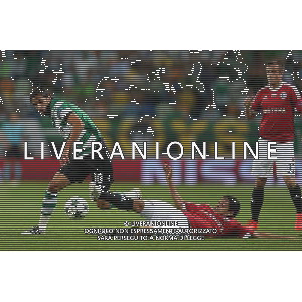 LIZBONA 27.09.2016 MECZ 2. KOLEJKA GRUPA F LIGA MISTRZOW SEZON 2016/17: SPORTING LIZBONA - LEGIA WARSZAWA --- UEFA CHAMPIONS LEAGUE GROUP F MATCH IN LISBON: SPORTING CLUBE DE PORTUGAL - LEGIA WARSAW BRYAN RUIZ GUILHERME FOT. PIOTR KUCZA/NEWSPIX.PL --- Newspix.pl AG ALDO LIVERANI SAS ONLY ITALY *** Local Caption *** www.newspix.pl mail us: info@newspix.pl call us: 0048 022 23 22 222 --- Polish Picture Agency by Ringier Axel Springer Poland