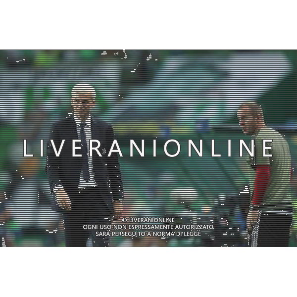 27.09.2016 LIZBONA (LISBON) ESTADIO JOSE ALVALADE PILKA NOZNA (FOOTBALL), LIGA MISTRZOW UEFA , FAZA GRUPOWA - GRUPA F ( UEFA CHAMPIONS LEAGUE - GROUP STAGE, GROUP F) MECZ (GAME) SPORTING LIZBONA SC - LEGIA WARSZAWA (SPORING LISBON SC - LEGIA WARSAW) NZ JACEK MAGIERA - TRENER, HEAD COACH LEGIA WARSZAWA, ALEKSANDAR VUKOVIC - TRENER ASYSTENT FOTO LUKASZ GROCHALA/CYFRASPORT / NEWSPIX.PL --- Newspix.pl AG ALDO LIVERANI SAS ONLY ITALY *** Local Caption *** www.newspix.pl mail us: info@newspix.pl call us: 0048 022 23 22 222 --- Polish Picture Agency by Ringier Axel Springer Poland