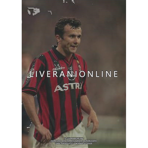 MILANO 08-04-1998 MILAN LAZIO COPPA ITALIA NELLA FOTO DEJAN SAVICEVIC AG ALDO LIVERANI SAS