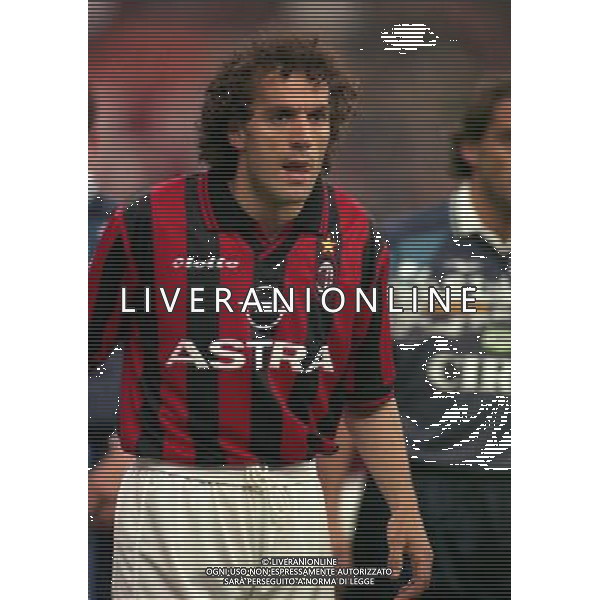 MILANO 08-04-1998 MILAN LAZIO COPPA ITALIA NELLA FOTO ROBERTO DONADONI AG ALDO LIVERANI SAS