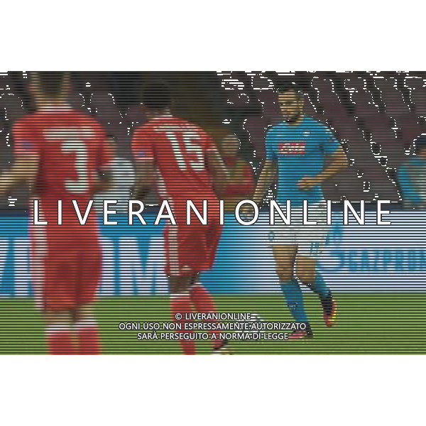 NAPOLI - BENFICA CHAMPIONS LEAGUE 28 SETTEMBRE 2016 NELLA FOTO: IL DEBUTTO DI MAKSIMOVIC ©MOSCA / AGENZIA ALDO LIVERANI SAS
