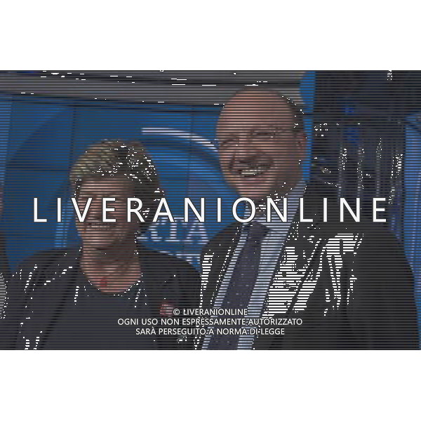 Trasmissione TV \' Porta a Porta \' Roma - 28.09.2016 - Studi RAI Teulada - nella foto: Susanna Camusso e Vincenzo Boccia /Ph.Corradetti-Ag Aldo Liverani