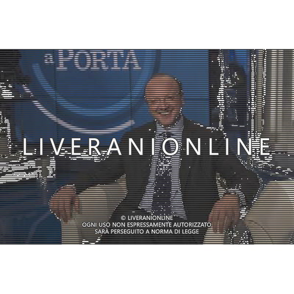 Trasmissione TV \' Porta a Porta \' Roma - 28.09.2016 - Studi RAI Teulada - nella foto: Vincenzo Boccia /Ph.Corradetti-Ag Aldo Liverani