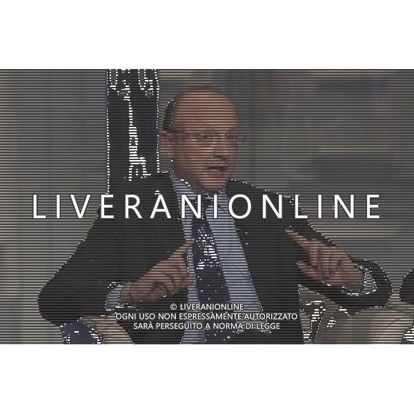 Trasmissione TV \' Porta a Porta \' Roma - 28.09.2016 - Studi RAI Teulada - nella foto: Vincenzo Boccia /Ph.Corradetti-Ag Aldo Liverani