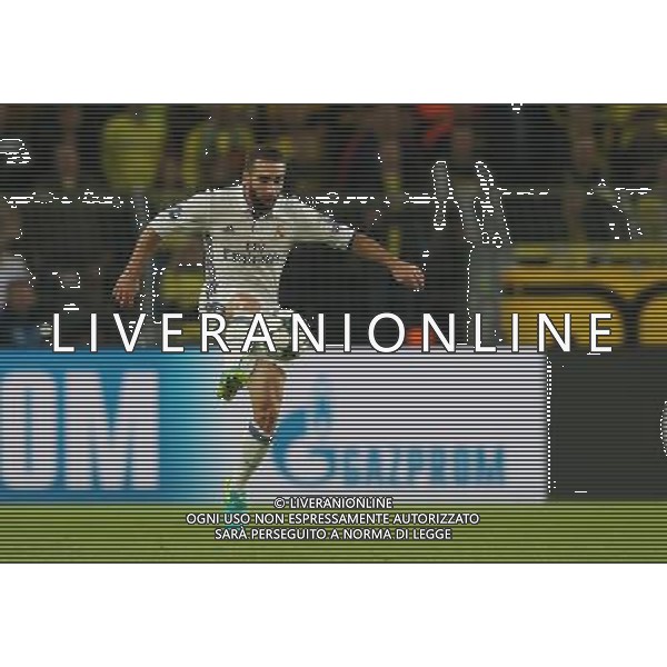 firo : 27.09.2016, Fu§ball, 1.Bundesliga, Saison 2016/2017 UEFA, Champions League, CL, CHL, Gruppenphase, BVB, Borussia Dortmund - Real Madrid 2:2 Dani CARVAJAL, Real, Einzelaktion, GAZPROM Werbung $worldrights,Es gelten unsere AGB, einsehbar auf www.firosportphoto.de, copyright by firo sportphoto: Coesfelder Str. 207 D-48249 DŸlmen www.firosportphoto.de mail@firosportphoto.de (V o l k s b a n k B o c h u m - W i t t e n ) BLZ.: 430 601 29 Kt. Nr.: 341 117 100 Tel:Ê +49-2594-9916004 Fax:Ê+49-2594-9916005 AG ALDO LIVERANI SAS ONLY ITALY