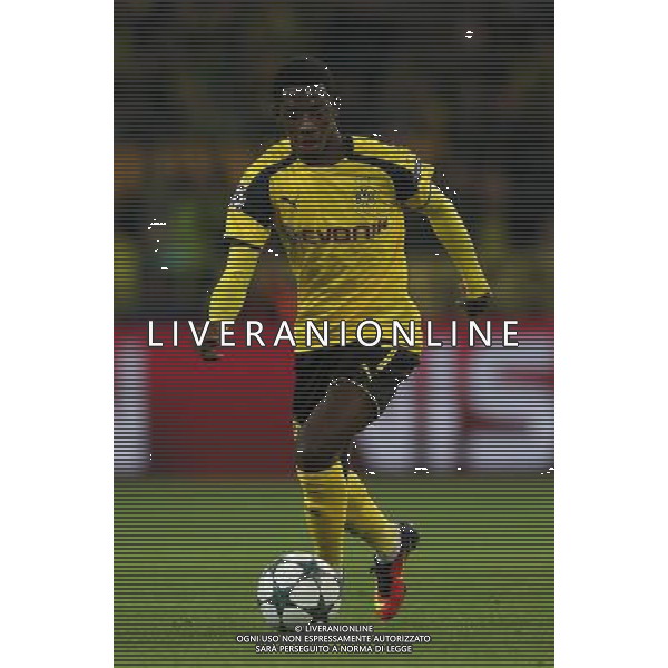 firo : 27.09.2016, Fu§ball, 1.Bundesliga, Saison 2016/2017 UEFA, Champions League, CL, CHL, Gruppenphase, BVB, Borussia Dortmund - Real Madrid 2:2 Ousmane DEMBELE, BVB, Einzelaktion $worldrights,Es gelten unsere AGB, einsehbar auf www.firosportphoto.de, copyright by firo sportphoto: Coesfelder Str. 207 D-48249 DŸlmen www.firosportphoto.de mail@firosportphoto.de (V o l k s b a n k B o c h u m - W i t t e n ) BLZ.: 430 601 29 Kt. Nr.: 341 117 100 Tel:Ê +49-2594-9916004 Fax:Ê+49-2594-9916005 AG ALDO LIVERANI SAS ONLY ITALY