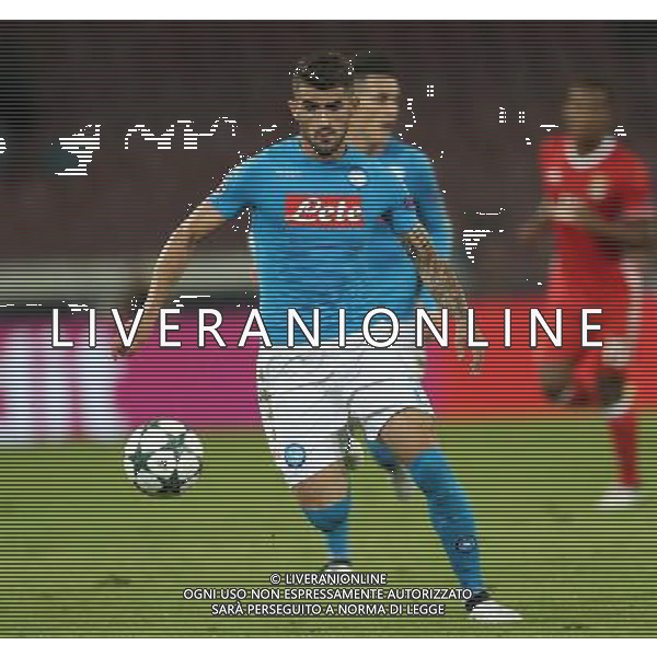 28-09-206 NAPOLI BENFICA CHAMPIONS LEAGUE NELLA FOTO: ELSEID HISAY FOTO MOSCA-AG.LIVERANI