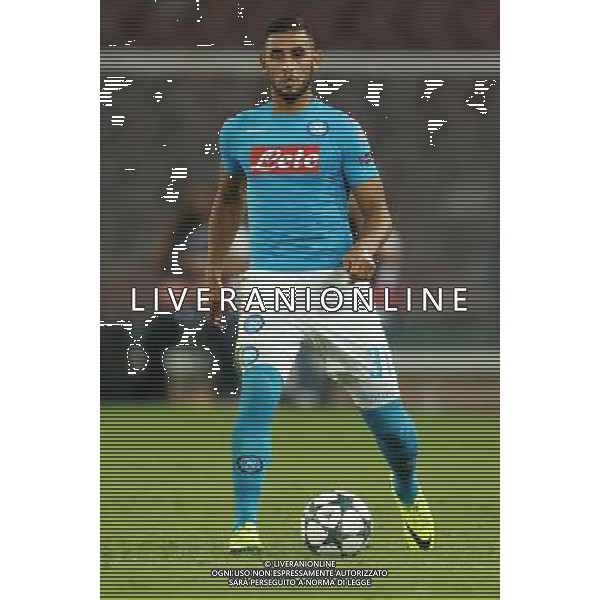 28-09-206 NAPOLI BENFICA CHAMPIONS LEAGUE NELLA FOTO: FAOUZI GHOULAM FOTO MOSCA-AG.LIVERANI