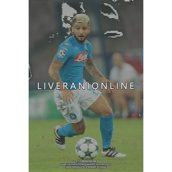 28-09-206 NAPOLI BENFICA CHAMPIONS LEAGUE NELLA FOTO: LORENZO INSIGNE FOTO MOSCA-AG.LIVERANI
