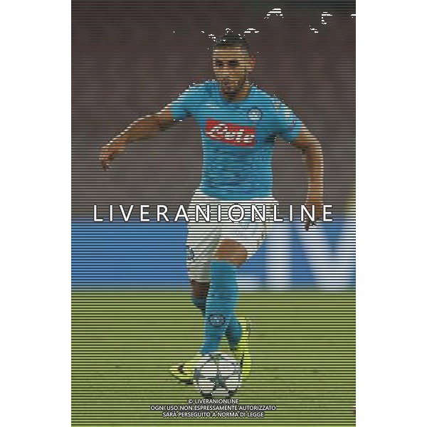 28-09-206 NAPOLI BENFICA CHAMPIONS LEAGUE NELLA FOTO: FAOUZI GHOULAM FOTO MOSCA-AG.LIVERANI