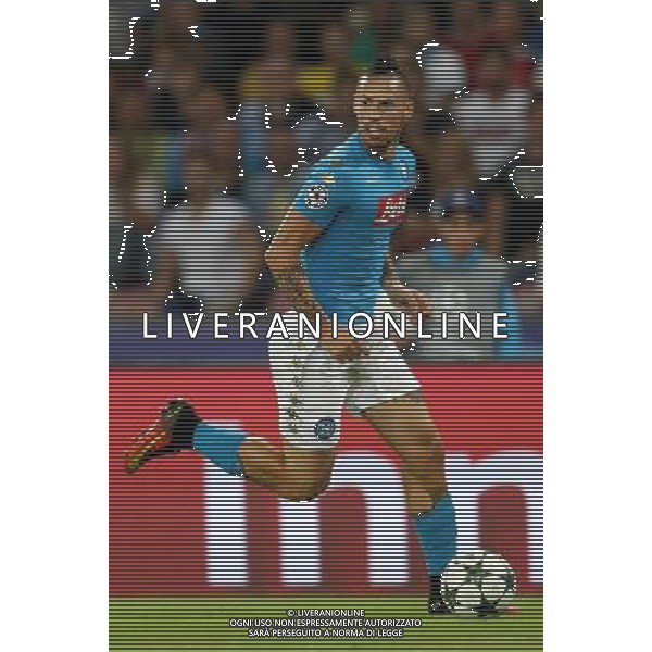 28-09-206 NAPOLI BENFICA CHAMPIONS LEAGUE NELLA FOTO: MAREK HAMSIK FOTO MOSCA-AG.LIVERANI