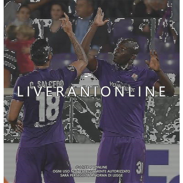 UEFA Europa League 2016/2017 Fase a Gironi Gruppo J Firenze - 29.09.2016 Fiorentina-Qarabag Nella Foto:babacar esulta primo gol /Ph.Vitez-Ag. Aldo Liverani