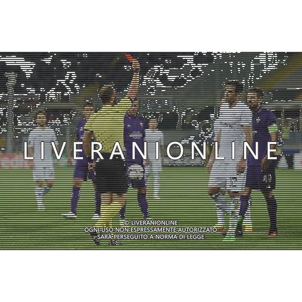 UEFA Europa League 2016/2017 Fase a Gironi Gruppo J Firenze - 29.09.2016 Fiorentina-Qarabag Nella Foto:yunuszada espulso /Ph.Vitez-Ag. Aldo Liverani