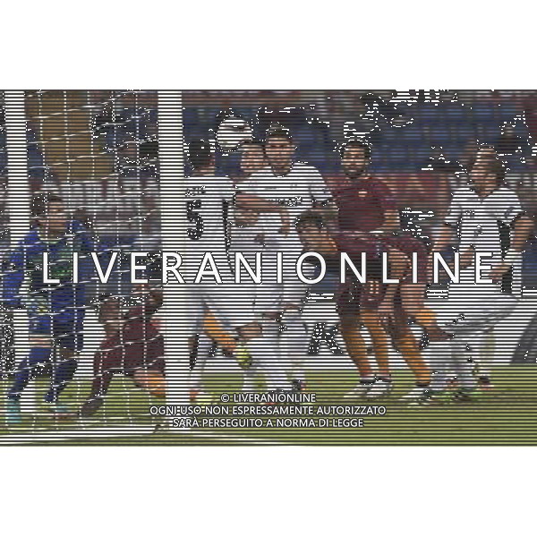 UEFA Europa League 2016-2017 Fase a Gironi Gruppo E Roma 29.09.2016 - AS Roma vs AFC Astra Giurgiu - nella foto: Il gol di Federico Fazio /Ph.Corradetti-Ag. Aldo Liverani