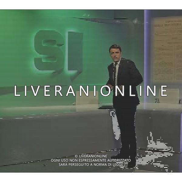 Trasmissione TV \' Si o No \' Roma - 30.09.2016 - nella foto: Matteo Renzi / Ph. Corradetti-Ag Aldo Liverani sas