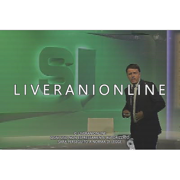 Trasmissione TV \' Si o No \' Roma - 30.09.2016 - nella foto: Matteo Renzi / Ph. Corradetti-Ag Aldo Liverani sas