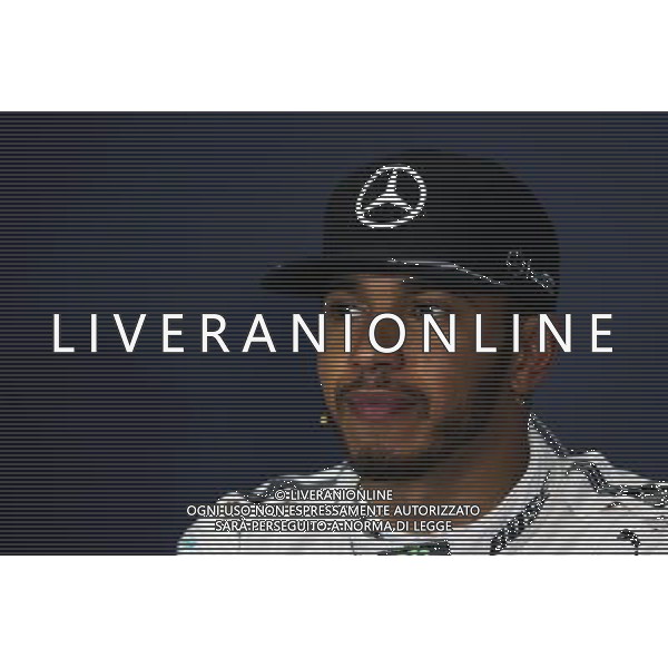 Lewis Hamilton (GBR) Mercedes AMG F1 in the FIA Press Conference. 01.10.2016. Formula 1 World Championship, Rd 16, Malaysian Grand Prix, Sepang, Malaysia, Saturday. - www.xpbimages.com, EMail: requests@xpbimages.com - copy of publication required for printed pictures. Every used picture is fee-liable. Â© Copyright: Moy / XPB ImagesONLY ITALY/EDITORIAL USE ONLY/Agenzia Aldo Liverani s.a.s.