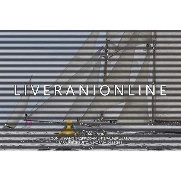 Yacht in navigazione durante la regata de Les Voiles de St. Tropez /Agenzia Aldo Liverani s.a.s.