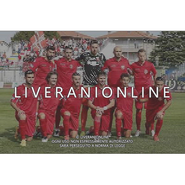 SANTARCANGELO ANCONA Campionato Lega Pro 7Âª giornata Girone B 01/10/2016 nella foto: LA FORMAZIONE DELL\'ANCONA CALCIO Â©CLAUDIO ZAMAGNI/AGENZIA ALDO LIVERANI S.A.S.