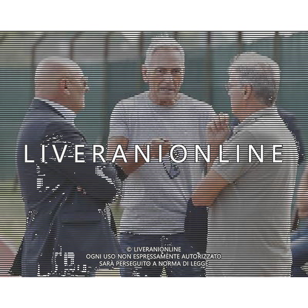 SANTARCANGELO ANCONA Campionato Lega Pro 7» giornata Girone B 01/10/2016 nella foto: IL PRESIDENTE DELLA LEGA PRO GABRIELE GRAVINA E IL PRESIDENTE DEL SANTARCANGELO ROBERTO BROLLI ©CLAUDIO ZAMAGNI/AGENZIA ALDO LIVERANI S.A.S.