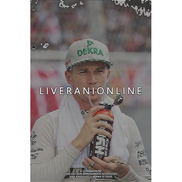 Nico Hulkenberg (GER) Sahara Force India F1 on the drivers parade. 02.10.2016. Formula 1 World Championship, Rd 16, Malaysian Grand Prix, Sepang, Malaysia, Sunday. AG ALDO LIVERANI SAS ONLY ITALY
