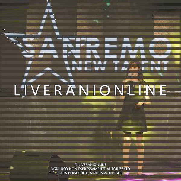 FINALE SANREMO NEW TALENT 28/09/2016 nella foto: CHIARA RICCA Â©CLAUDIO ZAMAGNI/AGENZIA ALDO LIVERANI S.A.S
