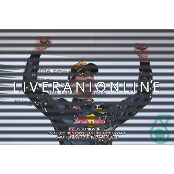 Daniel Ricciardo (AUS), Red Bull Racing 02.10.2016. Formula 1 World Championship, Rd 16, Malaysian Grand Prix, Sepang, Malaysia, Sunday. / AGENZIA ALDO LIVERANI SAS - ITALY ONLY EDITORIAL USE ONLY