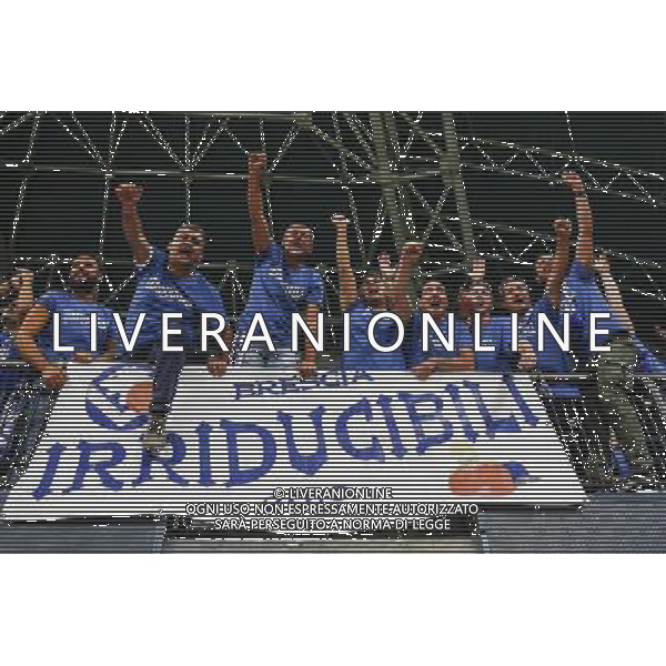 Consultinvest Pesaro vs Germani Basket Brescia 02/10/2016 nella foto: i tifosi della GERMANI BASKET ©CLAUDIO ZAMAGNI/AGENZIA ALDO LIVERANI S.A.S.