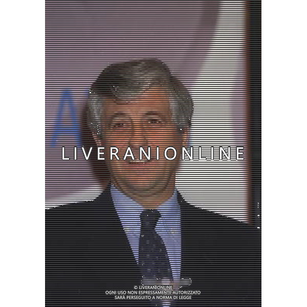 MILANO 14-12-1998 FESTA DI GALA DELL\'ASSOCIAZIONE CALCIATORI PER I 30 ANNI DI ATTIVITA NELLA FOTO GIANNI RIVERA AG ALDO LIVERANI SAS