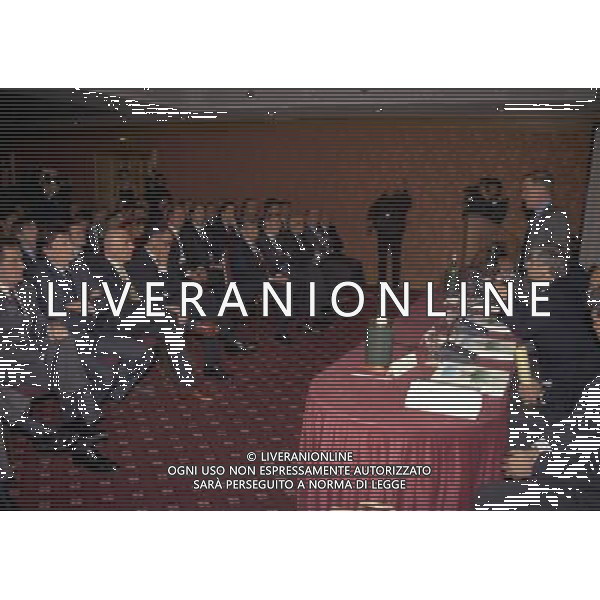 MILANO 14-12-1998 FESTA DI GALA DELL\'ASSOCIAZIONE CALCIATORI PER I 30 ANNI DI ATTIVITA NELLA FOTO SERGIO CAMPANA AG ALDO LIVERANI SAS