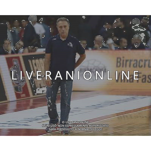 Consultinvest Pesaro vs Germani Basket Brescia 02/10/2016 nella foto: il COACH PIERO BUCCHI ©CLAUDIO ZAMAGNI/AGENZIA ALDO LIVERANI S.A.S.