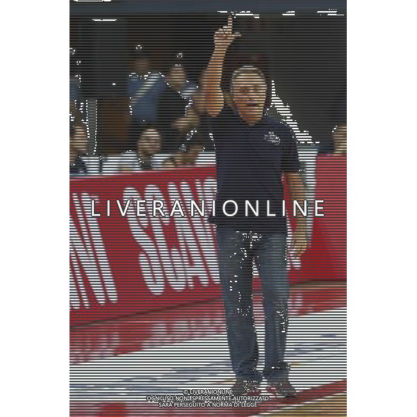 Consultinvest Pesaro vs Germani Basket Brescia 02/10/2016 nella foto: il COACH PIERO BUCCHI ©CLAUDIO ZAMAGNI/AGENZIA ALDO LIVERANI S.A.S.