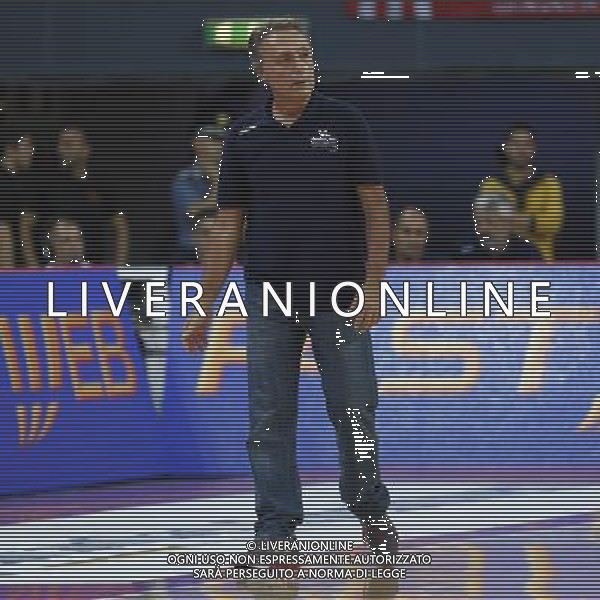 Consultinvest Pesaro vs Germani Basket Brescia 02/10/2016 nella foto: il COACH PIERO BUCCHI ©CLAUDIO ZAMAGNI/AGENZIA ALDO LIVERANI S.A.S.