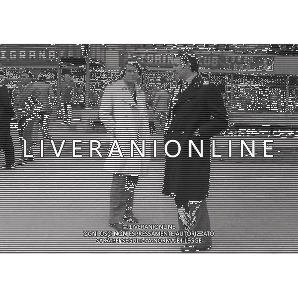 1972 RETROSPETTIVA GUSTAVO GIAGNONI ALLENATORE DEL TORINO CALCIO NELLA FOTO MARCELLO BONETTO SEGRETARIO DEL TOINO CALCIO CON GUSTAVO GIAGNONI AG ALDO LIVERANI SAS