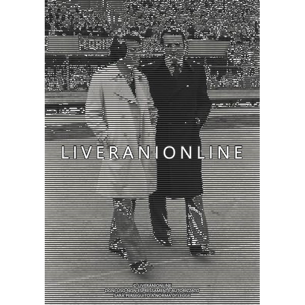 1972 RETROSPETTIVA GUSTAVO GIAGNONI ALLENATORE DEL TORINO CALCIO NELLA FOTO MARCELLO BONETTO SEGRETARIO DEL TOINO CALCIO CON GUSTAVO GIAGNONI AG ALDO LIVERANI SAS