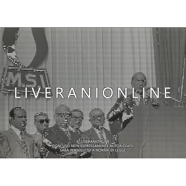 1971 MILANO CASTELLO SFORZESCO COMIZIO DI GIORGIO ALMIRANTE AG ALDO LIVERANI SAS