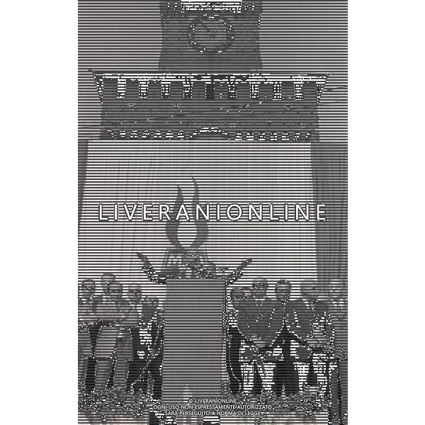 1971 MILANO CASTELLO SFORZESCO COMIZIO DI GIORGIO ALMIRANTE AG ALDO LIVERANI SAS