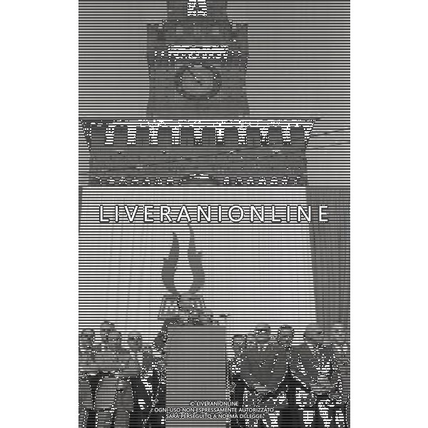 1971 MILANO CASTELLO SFORZESCO COMIZIO DI GIORGIO ALMIRANTE AG ALDO LIVERANI SAS
