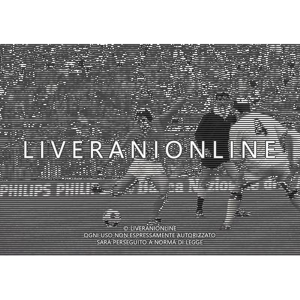 1972 MILANO PARTITA ITALIA BELGIO NELLA FOTO FRANCO CAUSIO AG ALDO LIVERANI SAS